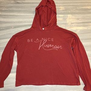 Love Glam Girl crop top hoodie